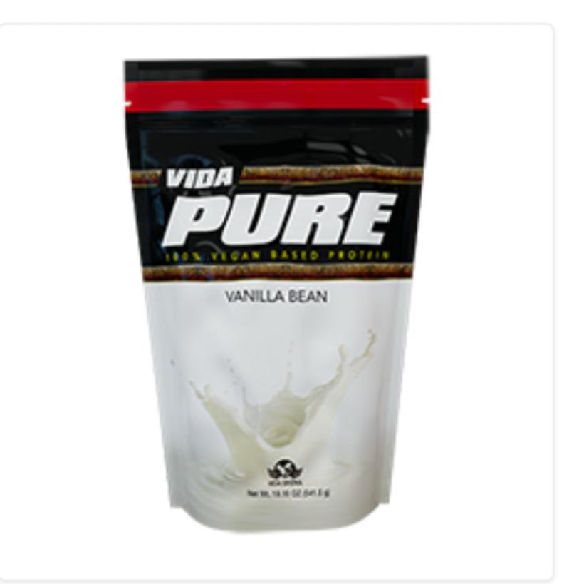 Vida Pure Proteína Vegana | Sabor Vainilla Bean | 100% Plant-Based