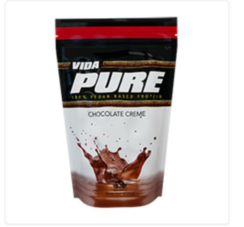 Vida Pure Proteína Vegana | Sabor Chocolate Crème | 100% Plant-Based